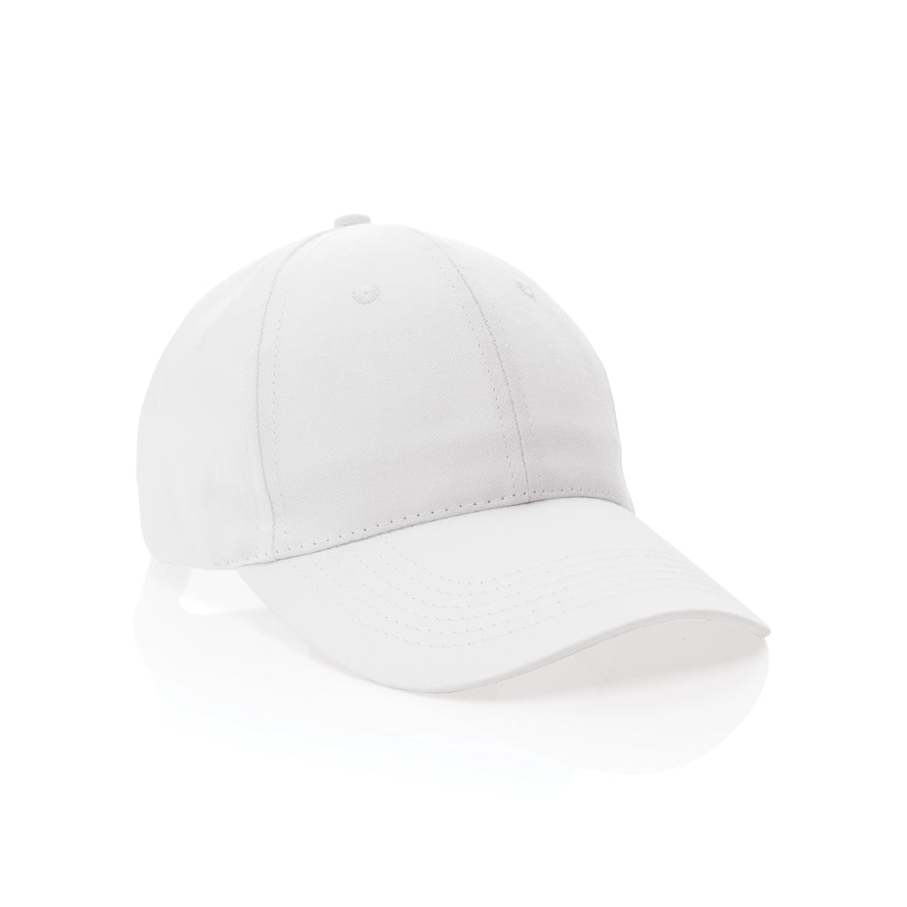 Impact 6 Panel Kappe aus 190gr rCotton mit AWARE™ Tracer – weiß