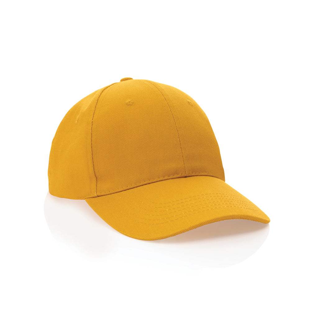 Impact 6 Panel Kappe aus 280gr rCotton mit AWARE™ Tracer – gelb