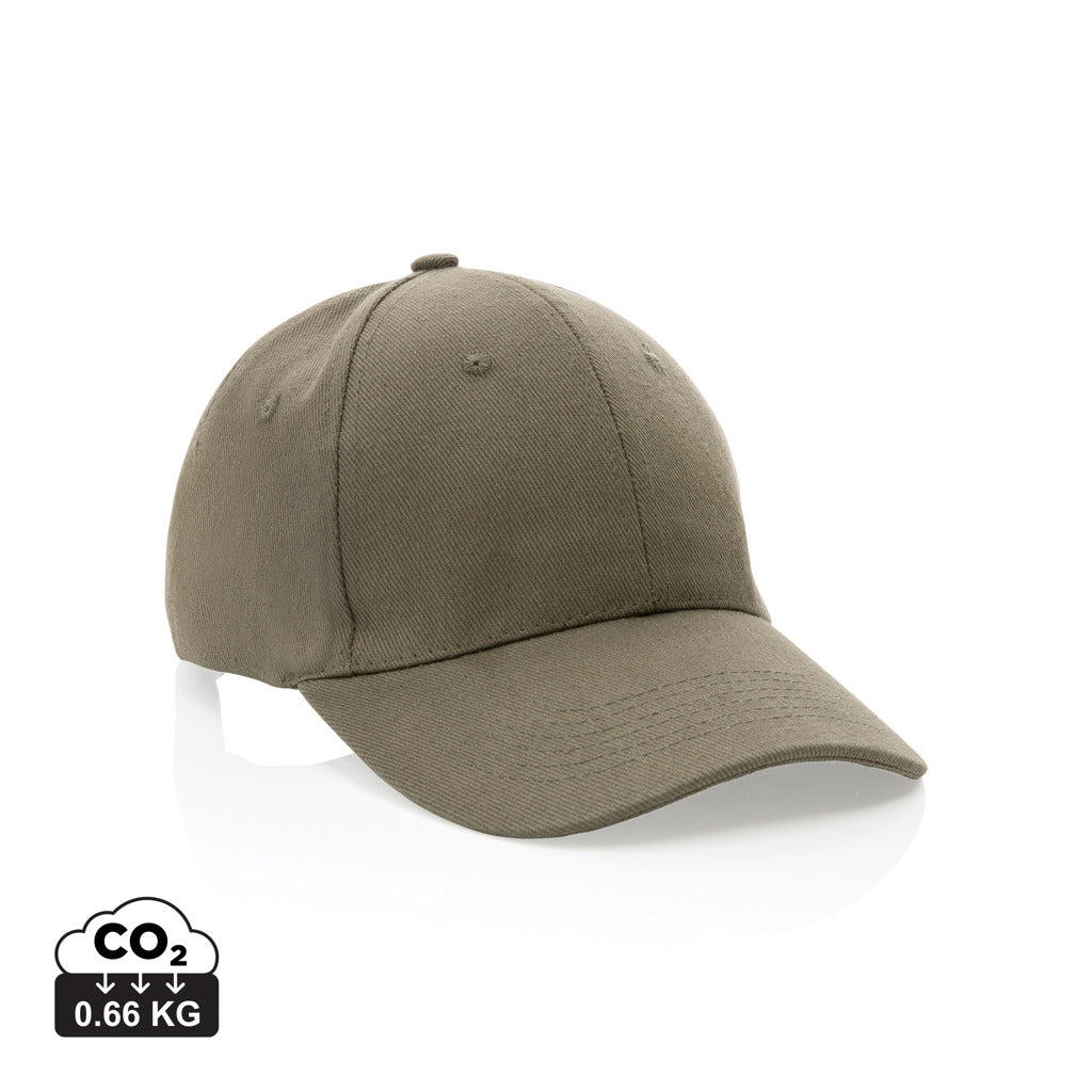 Impact 6 Panel Kappe aus 280gr rCotton mit AWARE™ Tracer – grün