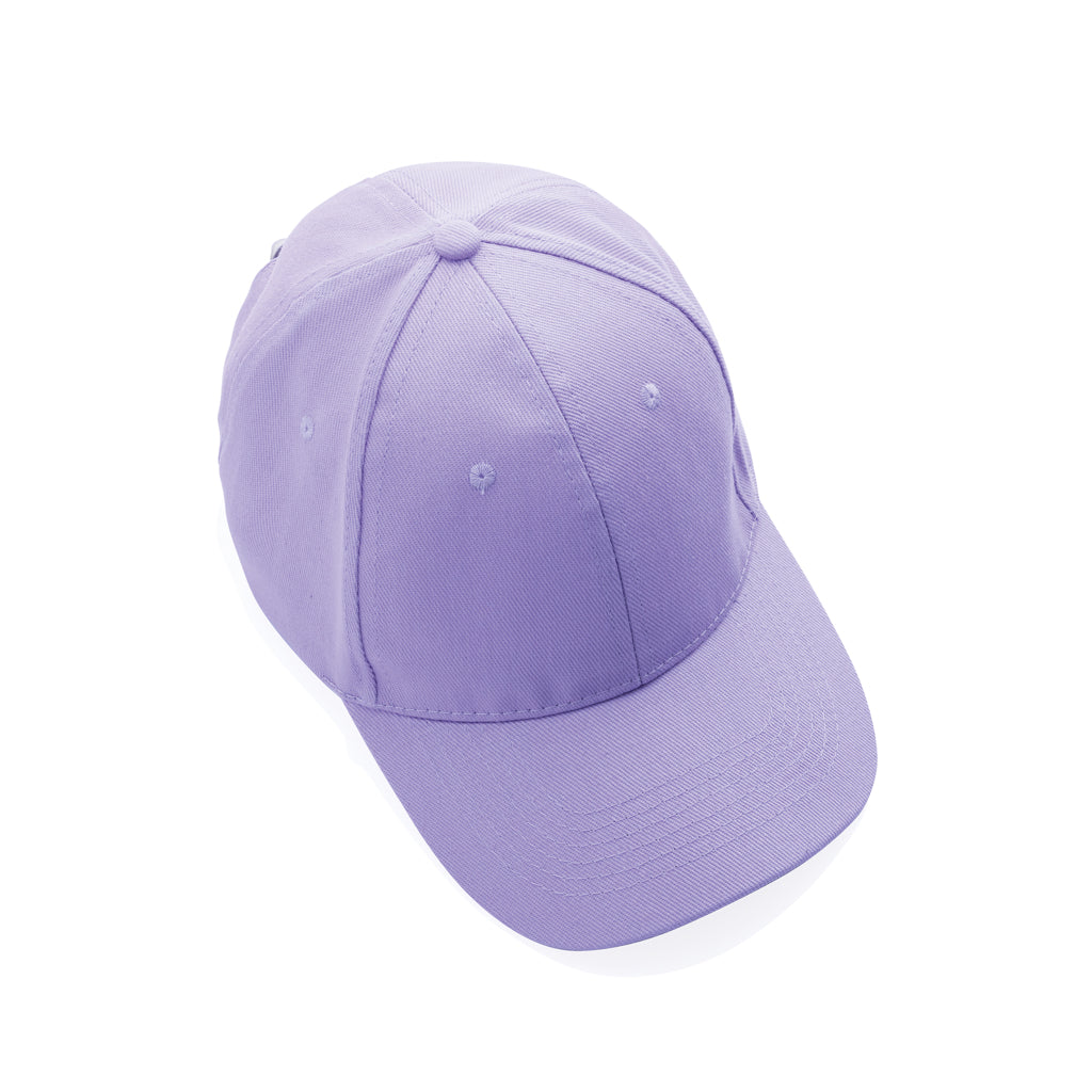 Impact 6 Panel Kappe aus 280gr rCotton mit AWARE™ Tracer – lavender