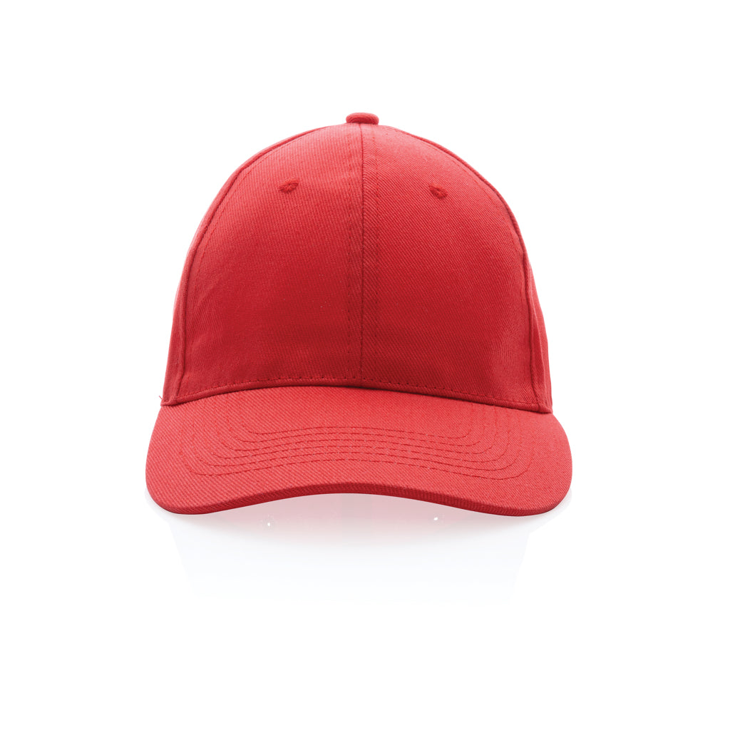 Impact 6 Panel Kappe aus 280gr rCotton mit AWARE™ Tracer – luscious red