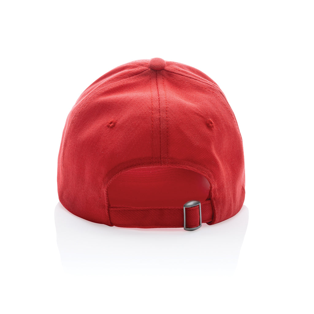 Impact 6 Panel Kappe aus 280gr rCotton mit AWARE™ Tracer – luscious red
