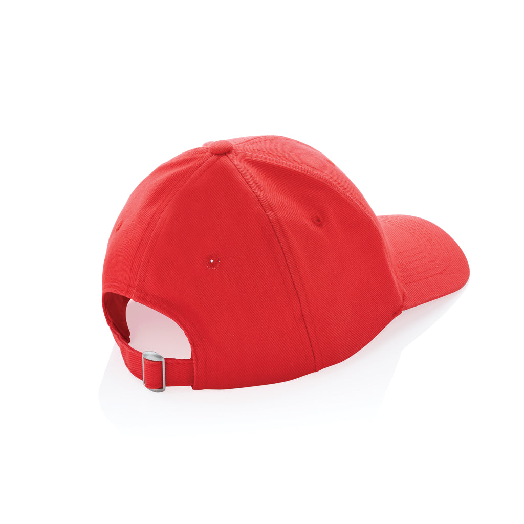 Impact 6 Panel Kappe aus 280gr rCotton mit AWARE™ Tracer – luscious red