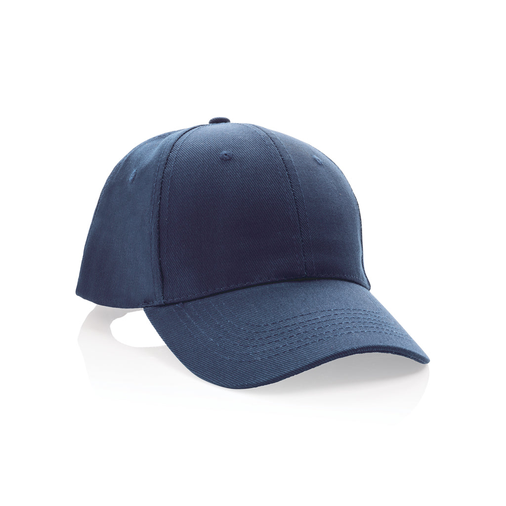 Impact 6 Panel Kappe aus 280gr rCotton mit AWARE™ Tracer – navy blau