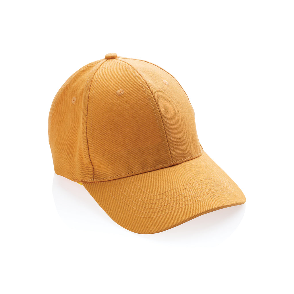 Impact 6 Panel Kappe aus 280gr rCotton mit AWARE™ Tracer – sundial orange