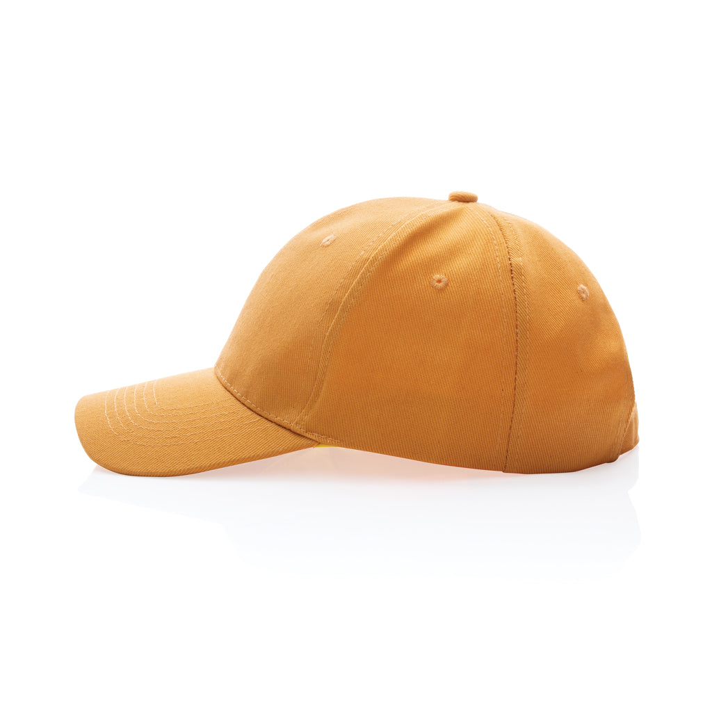 Impact 6 Panel Kappe aus 280gr rCotton mit AWARE™ Tracer – sundial orange