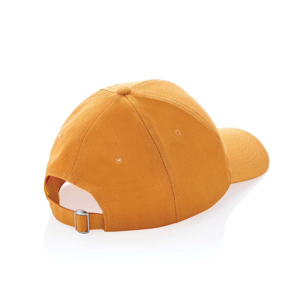 Impact 6 Panel Kappe aus 280gr rCotton mit AWARE™ Tracer – sundial orange