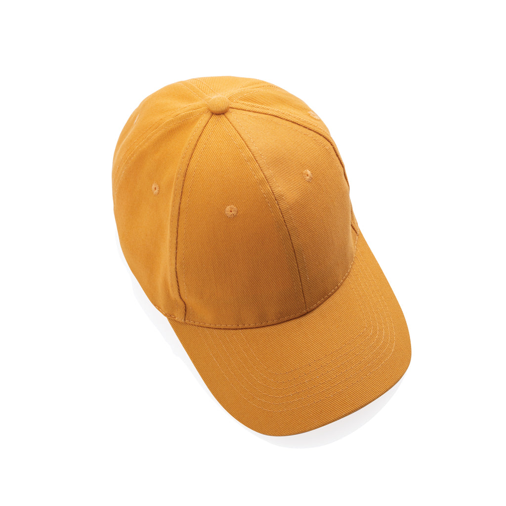 Impact 6 Panel Kappe aus 280gr rCotton mit AWARE™ Tracer – sundial orange