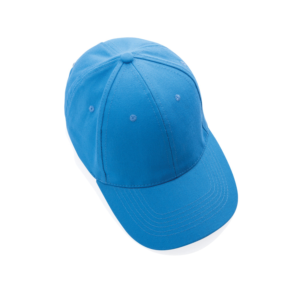 Impact 6 Panel Kappe aus 280gr rCotton mit AWARE™ Tracer – tranquil blue