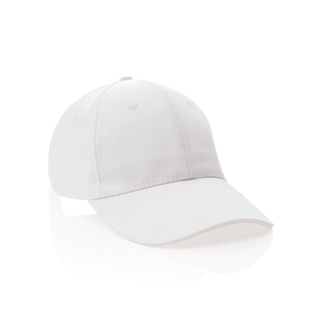 Impact 6 Panel Kappe aus 280gr rCotton mit AWARE™ Tracer – weiß