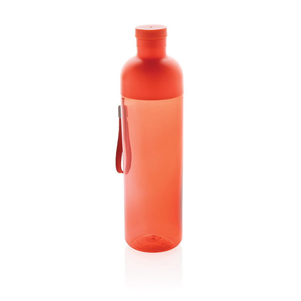 Impact auslaufsichere Wasserflasche aus RCS recyc. PET 600ml – rot