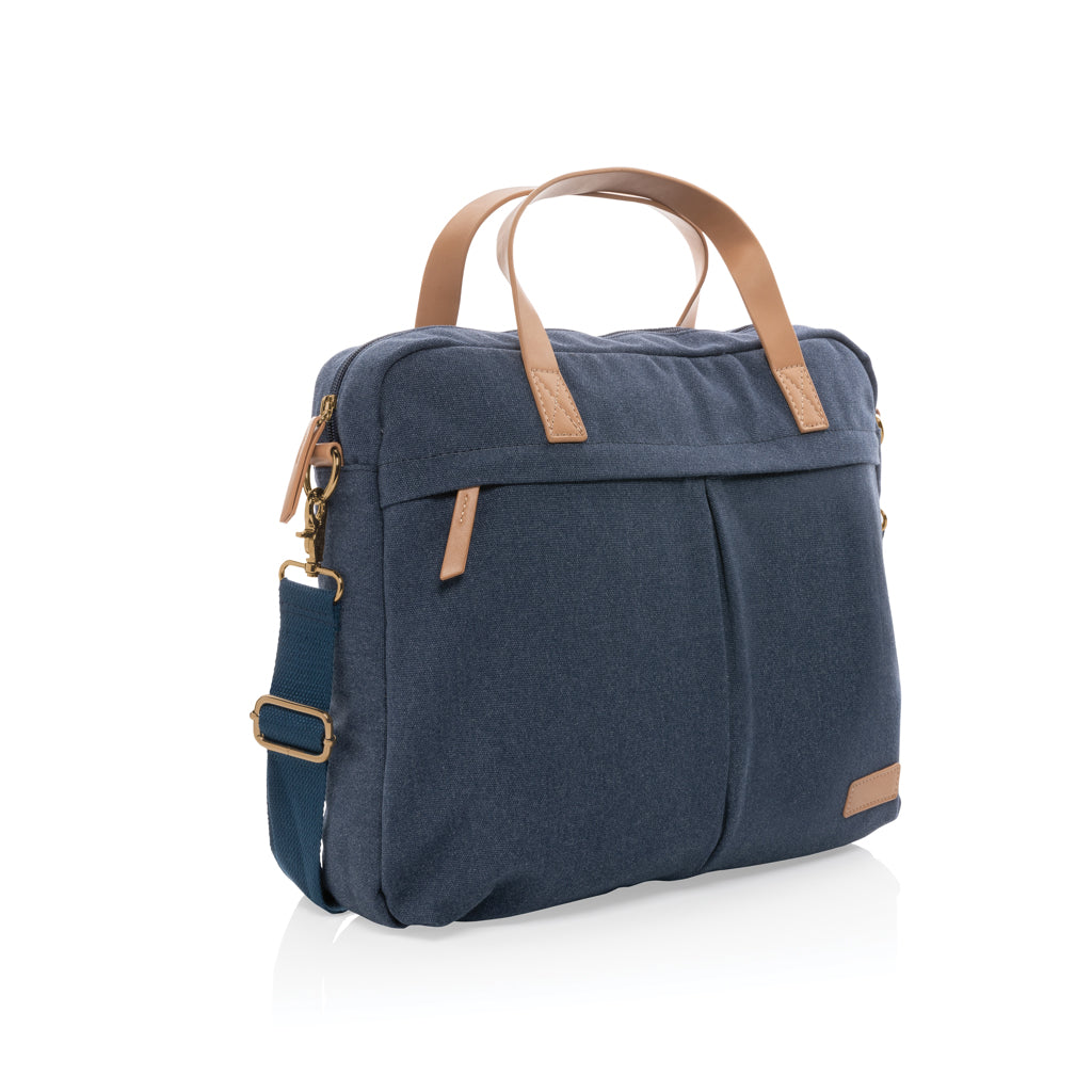 Impact AWARE™ 16 oz. rCanvas Laptop-Tasche – blau