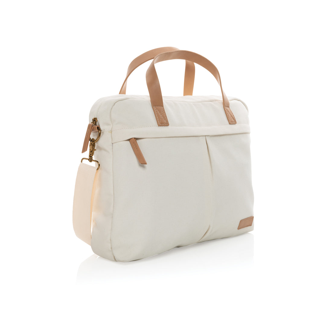 Impact AWARE™ 16 oz. rCanvas Laptop-Tasche – off white