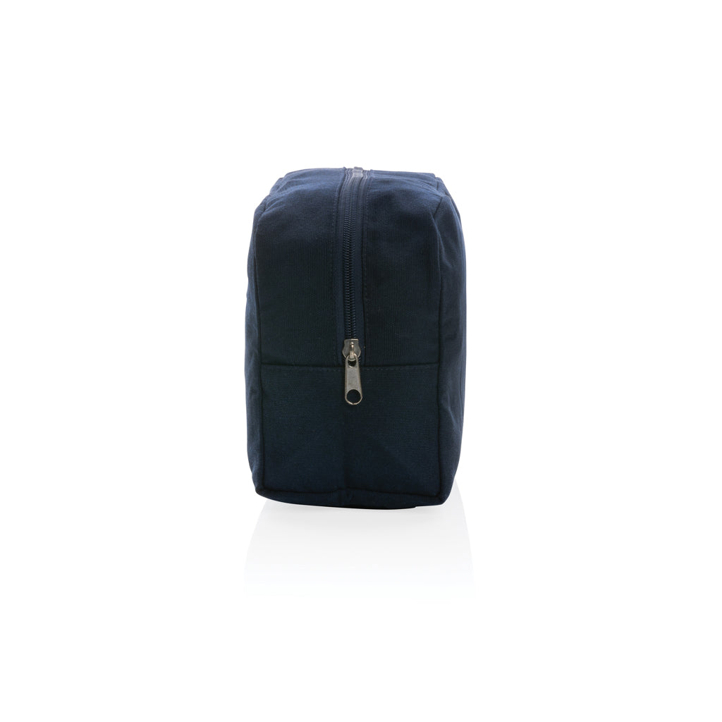 Impact Aware™ 285g/m² Kosmetiktasche aus ungefärbtem Canvas – navy blau