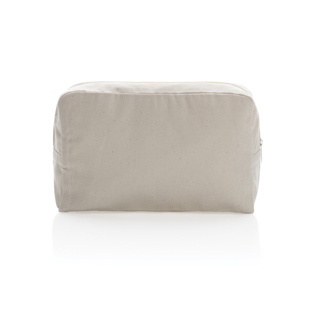 Impact Aware™ 285g/m² Kosmetiktasche aus ungefärbtem Canvas – off white
