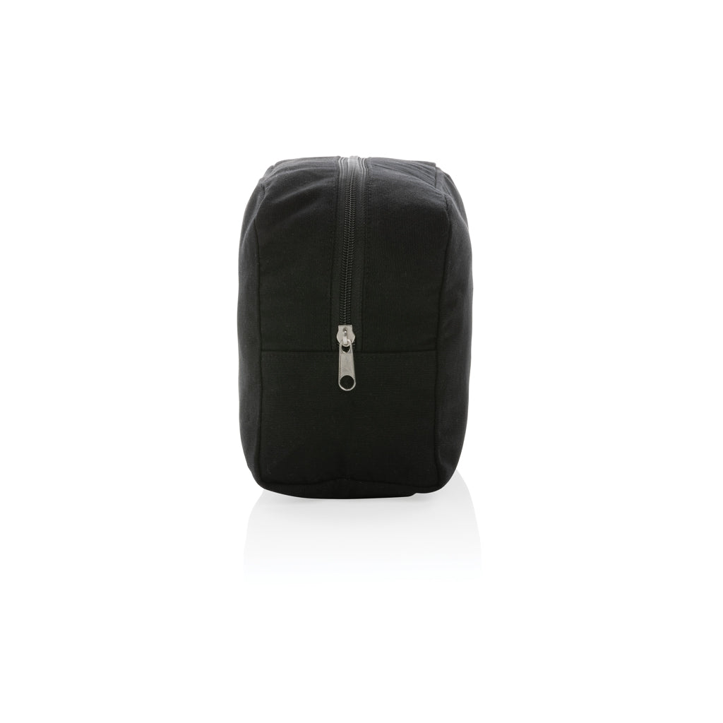 Impact Aware™ 285g/m² Kosmetiktasche aus ungefärbtem Canvas – schwarz