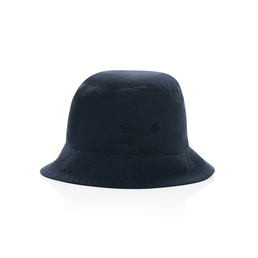 Impact AWARE™ 285g/m² ungefärbter rCanvas-OneSize-Fischerhut – navy blau