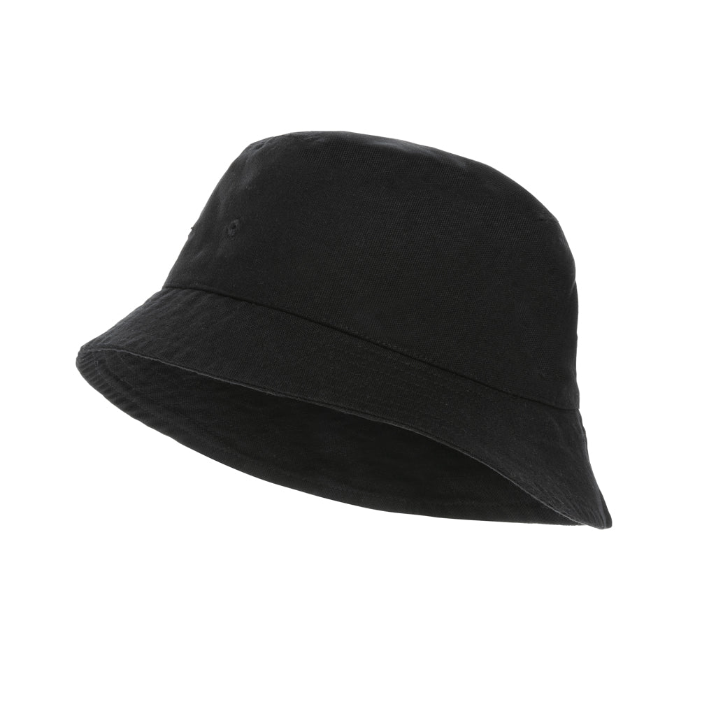 Impact AWARE™ 285g/m² ungefärbter rCanvas-OneSize-Fischerhut – schwarz