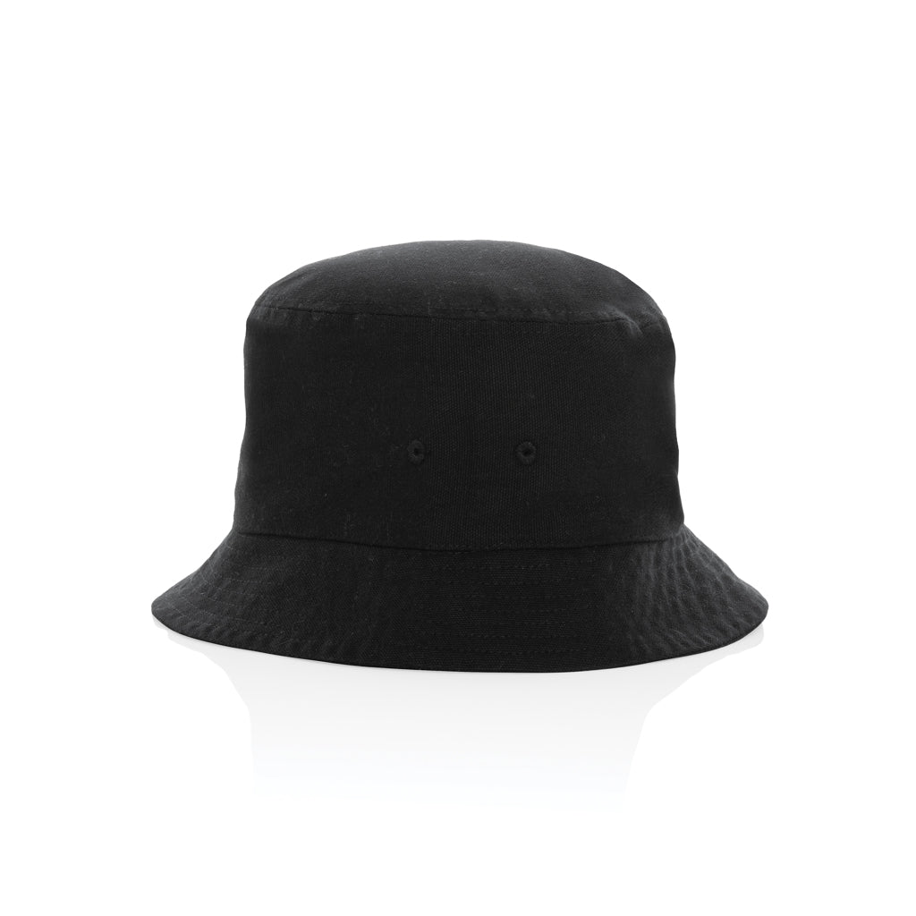 Impact AWARE™ 285g/m² ungefärbter rCanvas-OneSize-Fischerhut – schwarz
