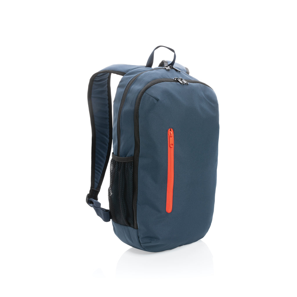 Impact AWARE™ 300D RPET Casual Rucksack – navy blau