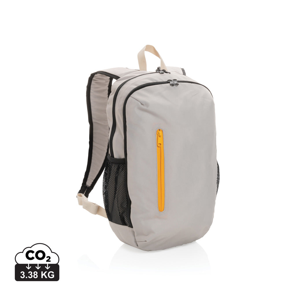 Impact AWARE™ 300D RPET Casual Rucksack – weiß