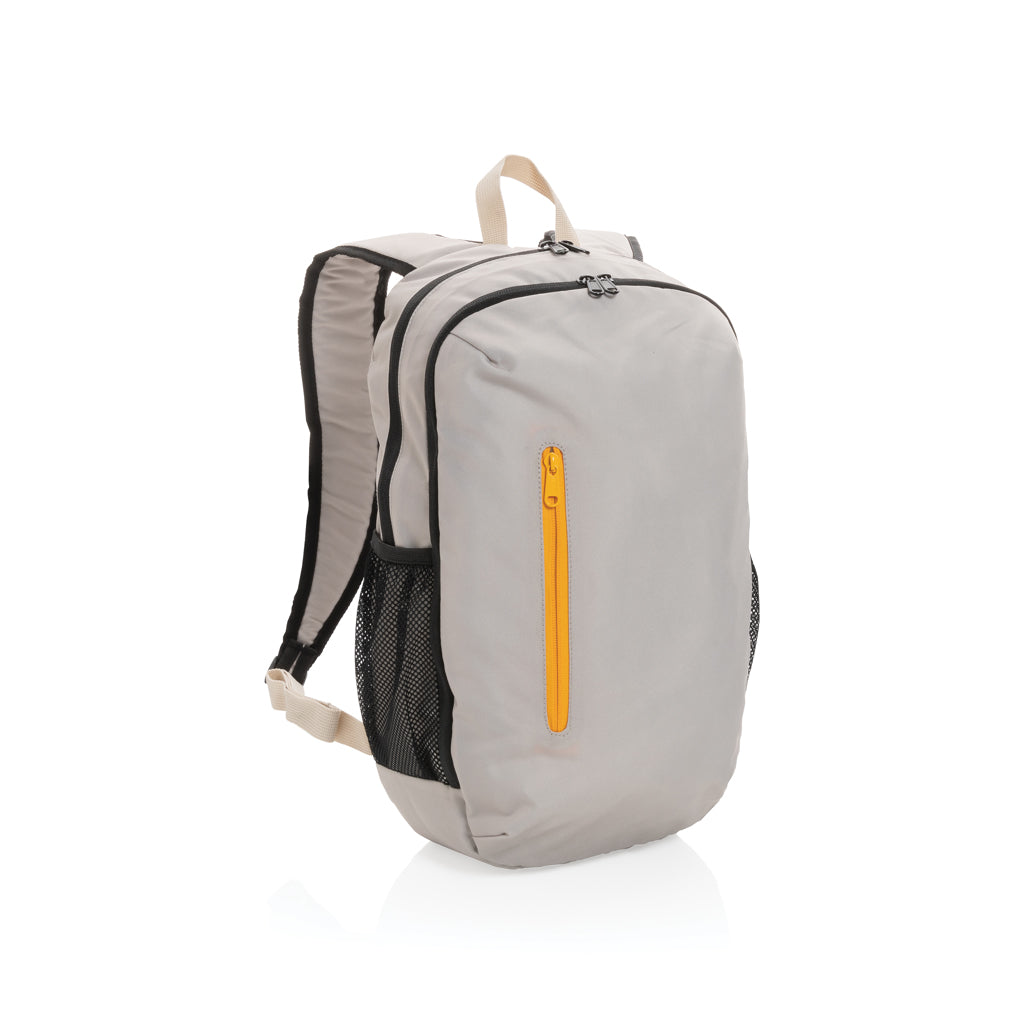 Impact AWARE™ 300D RPET Casual Rucksack – weiß