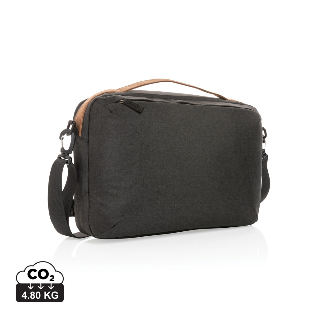 Impact AWARE™ 300D Two-Tone Deluxe 15.6" Laptop-Tasche – schwarz