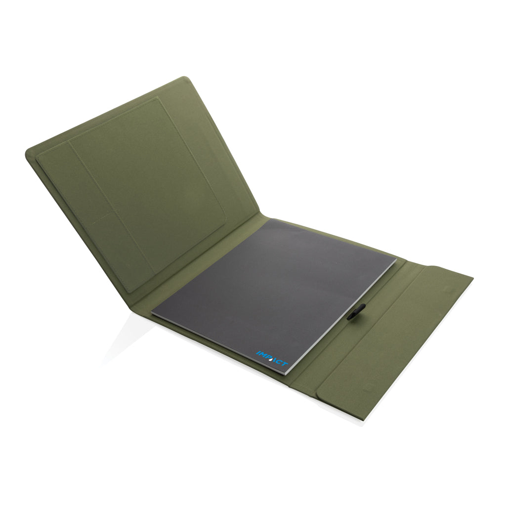 Impact Aware™ A4 Portfolio mit Magnetverschluss – grün