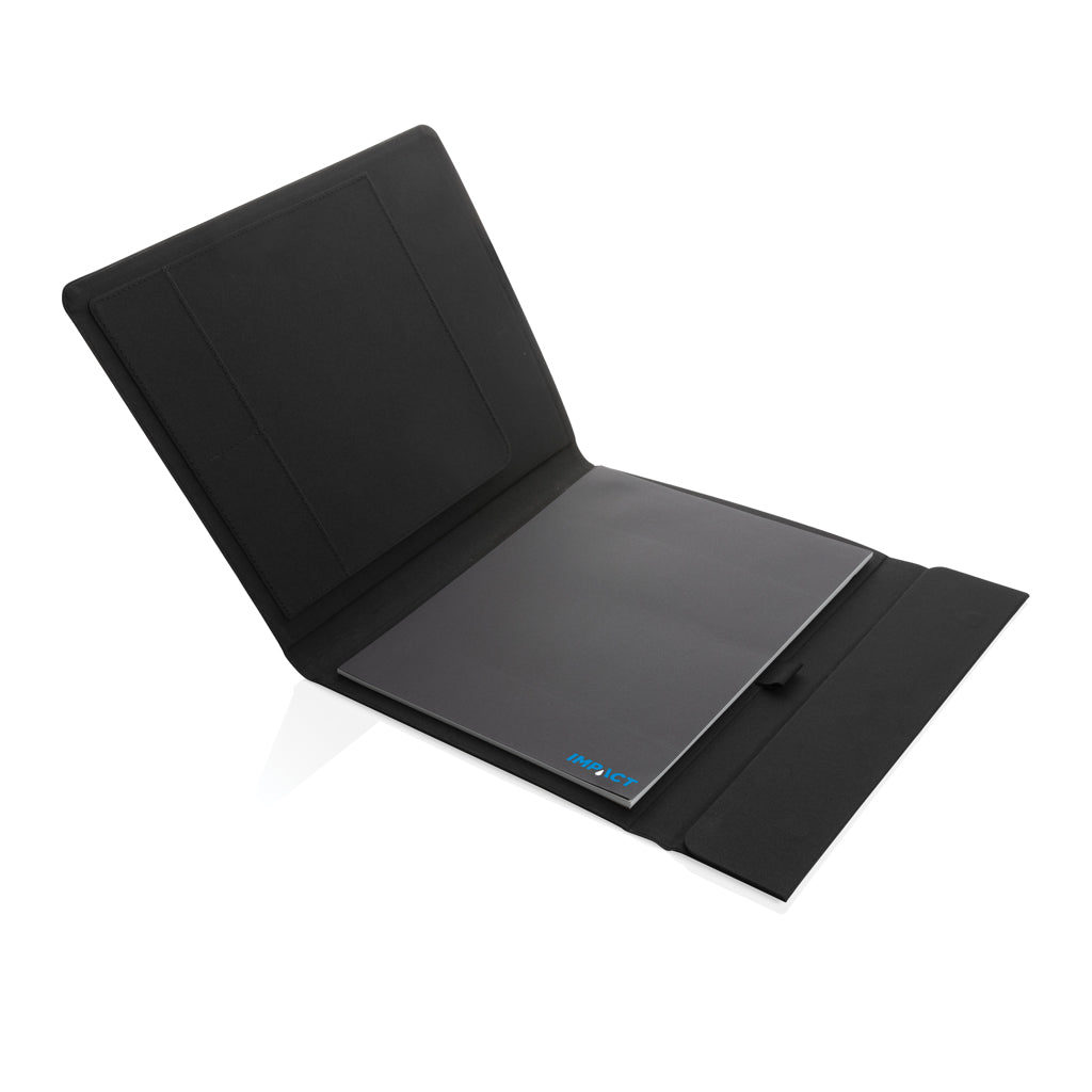 Impact Aware™ A4 Portfolio mit Magnetverschluss – schwarz