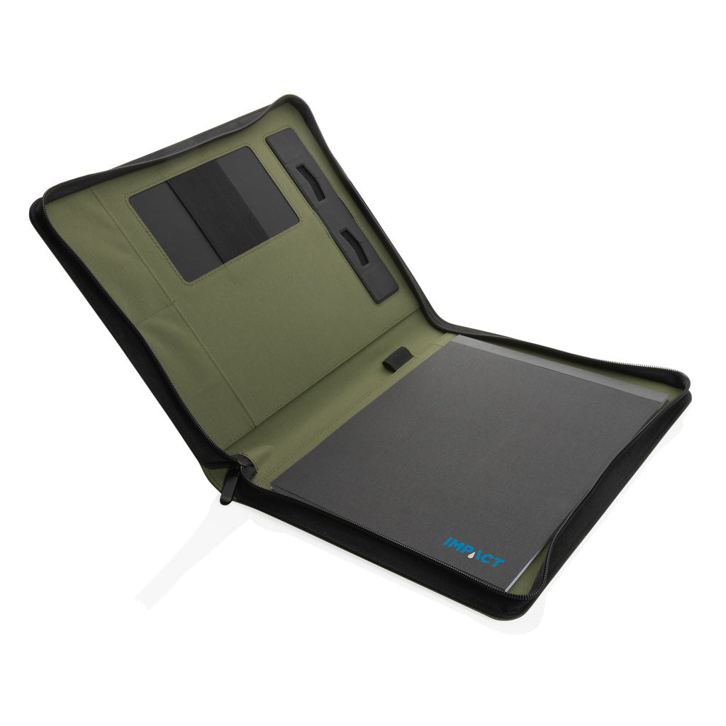 Impact Aware™ Deluxe 300D Tech Portfolio mit Reißverschluss – grün