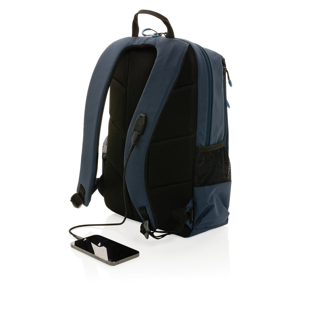 Impact AWARE™ Lima 15.6" RFID Laptop-Rucksack – navy blau