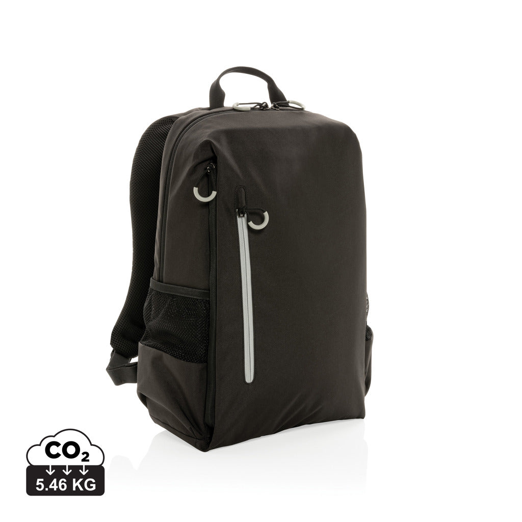 Impact AWARE™ Lima 15.6" RFID Laptop-Rucksack – schwarz