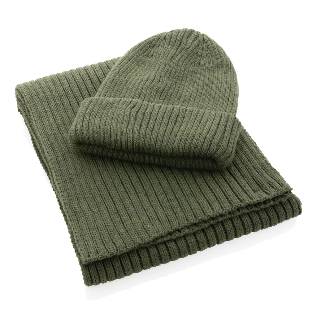 Impact AWARE™ Polylana® doppelt gestrickte Mütze – grün