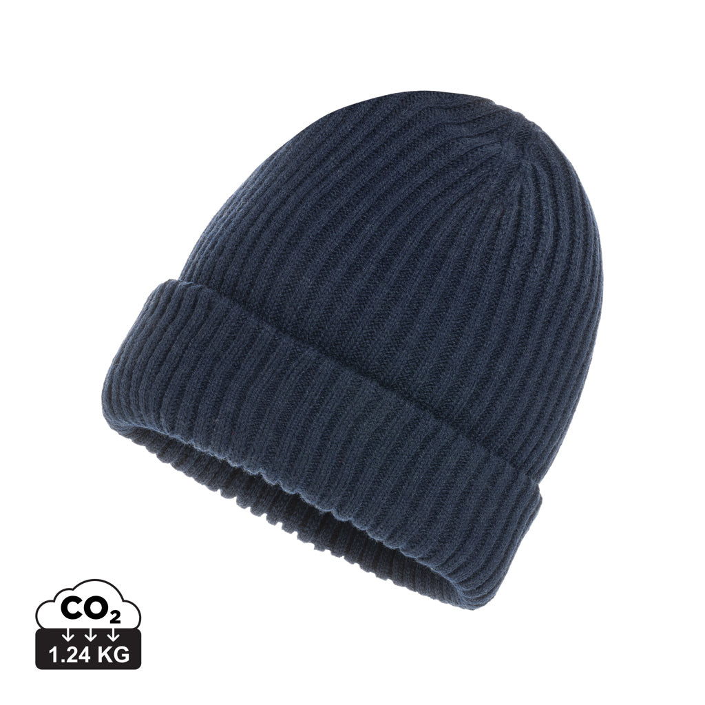Impact AWARE™ Polylana® doppelt gestrickte Mütze – navy blau