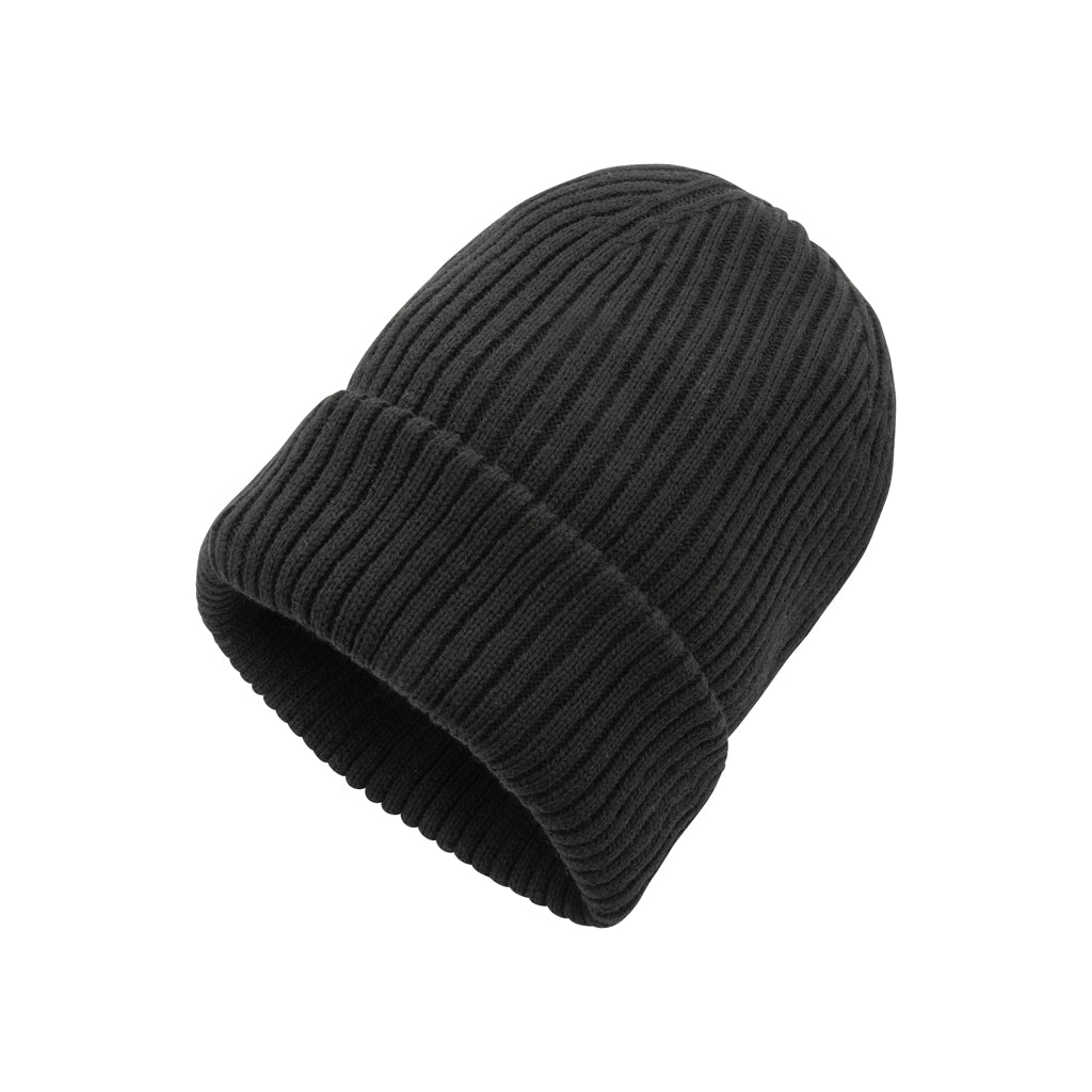 Impact AWARE™ Polylana® doppelt gestrickte Mütze – schwarz