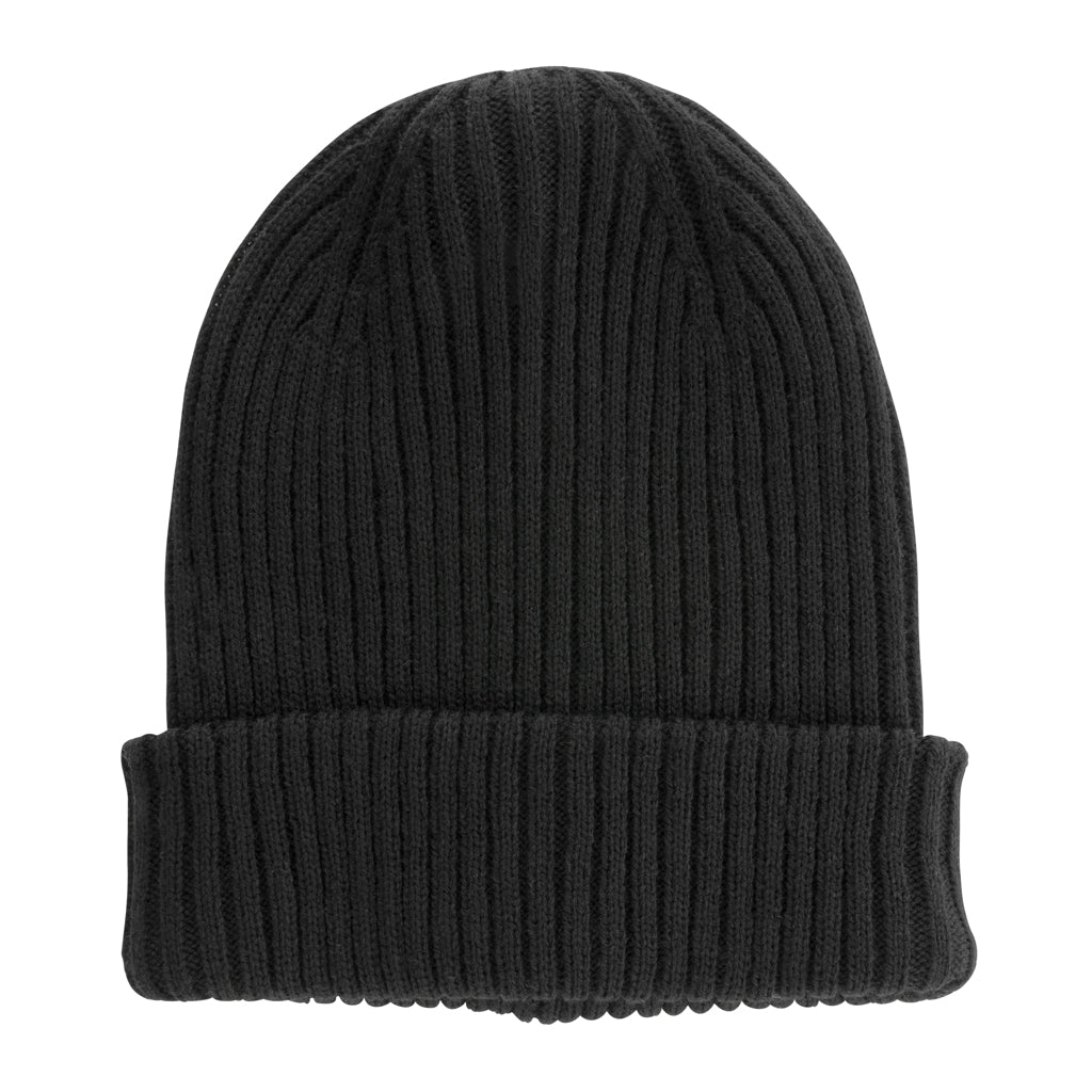 Impact AWARE™ Polylana® doppelt gestrickte Mütze – schwarz