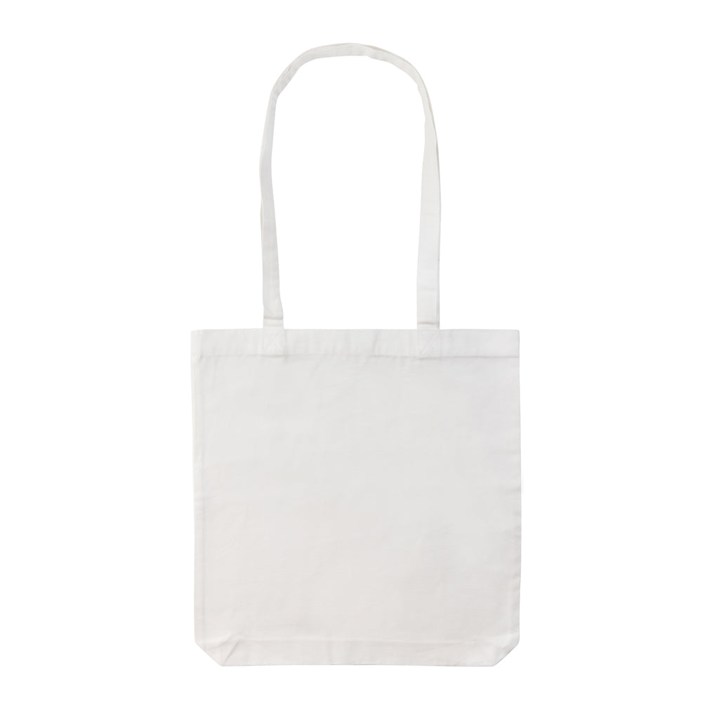 Impact Aware™ recycelte Baumwolltasche – weiß