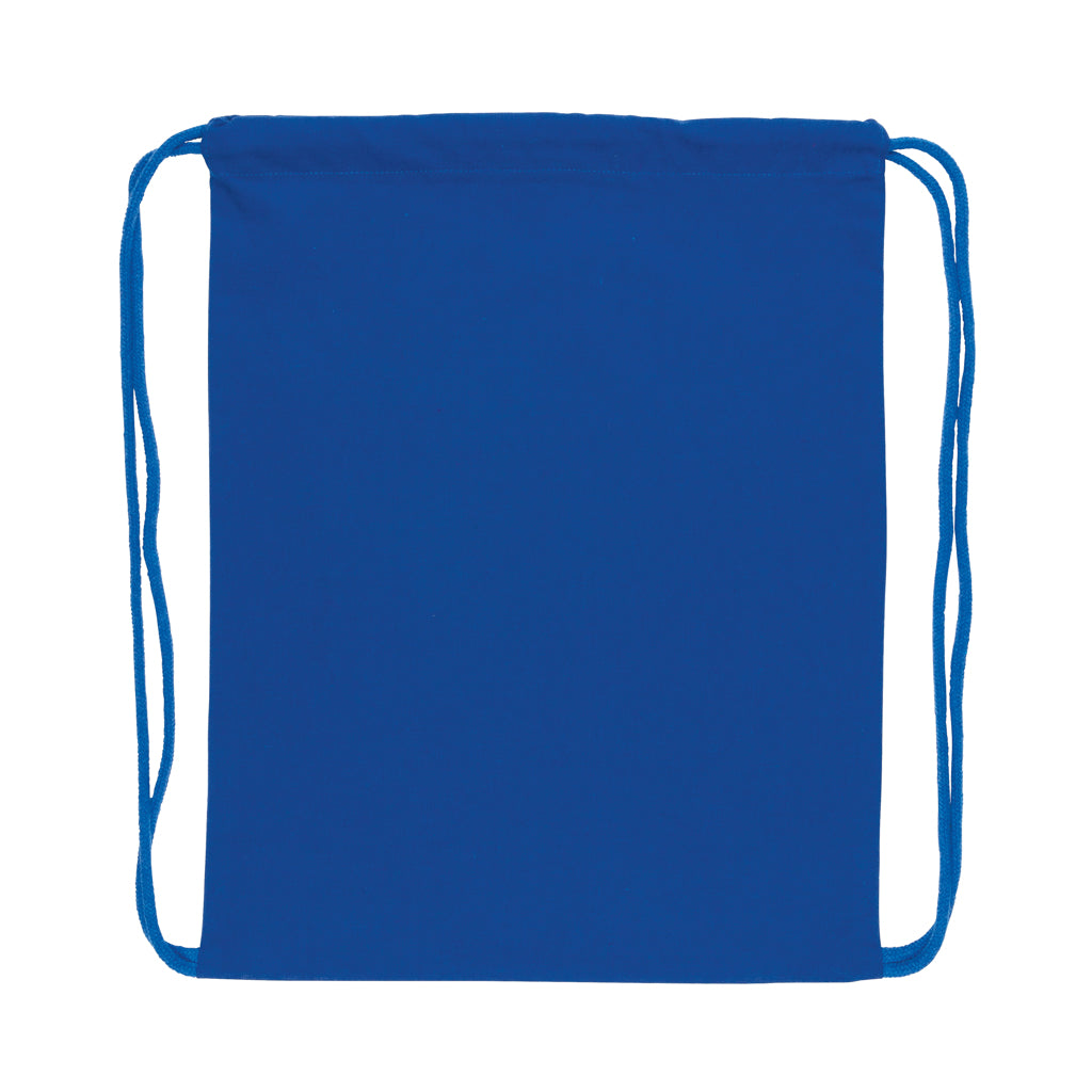 Impact AWARE™ recycelter Baumwoll-Sportbeutel 145gr – blau