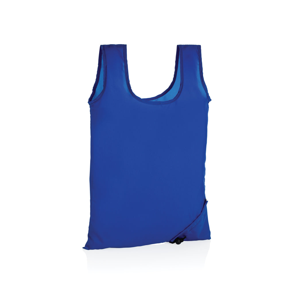 Impact AWARE™ RPET 190T faltbarer Shopper – blau