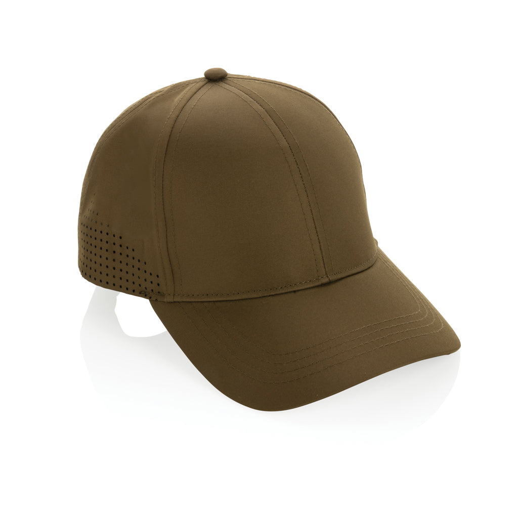Impact AWARE™ rPET 6-Panel-Sportkappe – grün