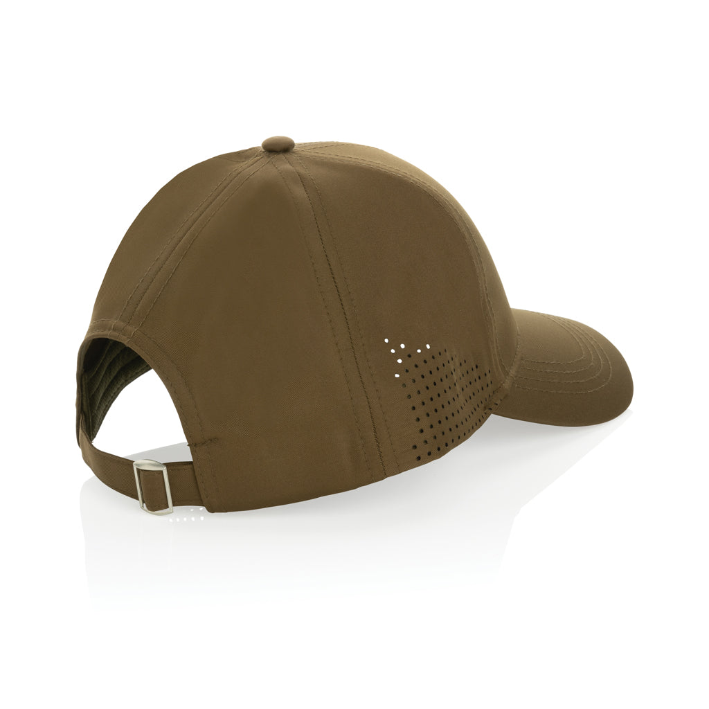 Impact AWARE™ rPET 6-Panel-Sportkappe – grün