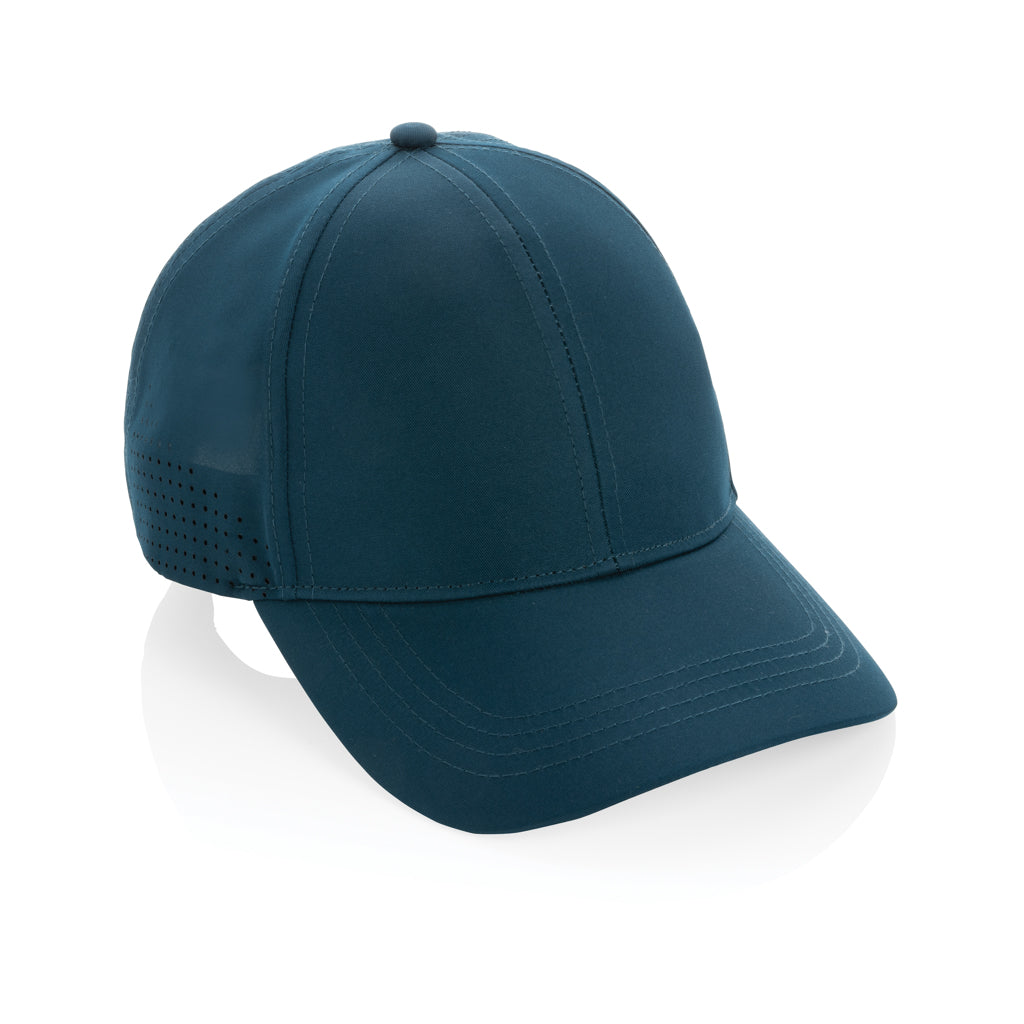 Impact AWARE™ rPET 6-Panel-Sportkappe – navy blau