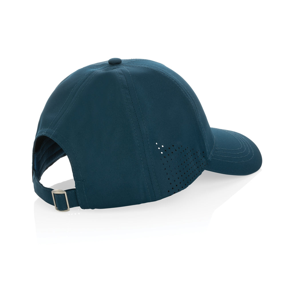 Impact AWARE™ rPET 6-Panel-Sportkappe – navy blau
