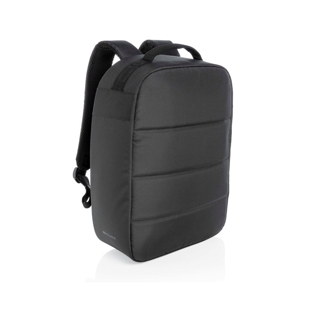 Impact AWARE™ RPET Anti-Diebstahl 15,6" Laptop-Rucksack – schwarz
