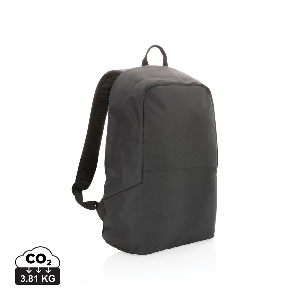 Impact AWARE™ RPET Standard Anti-Diebstahl Rucksack – schwarz