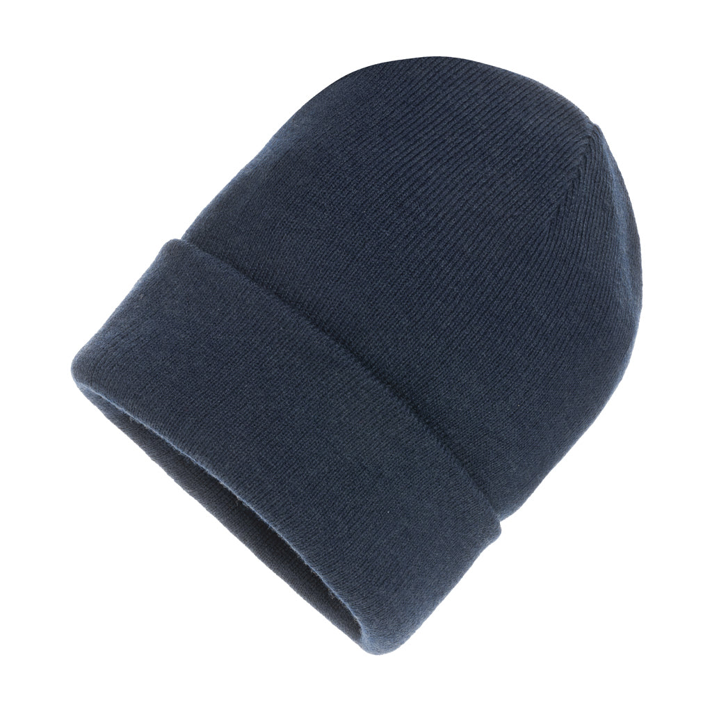 Impact Polylana® Beanie mit AWARE™ Tracer – navy blau