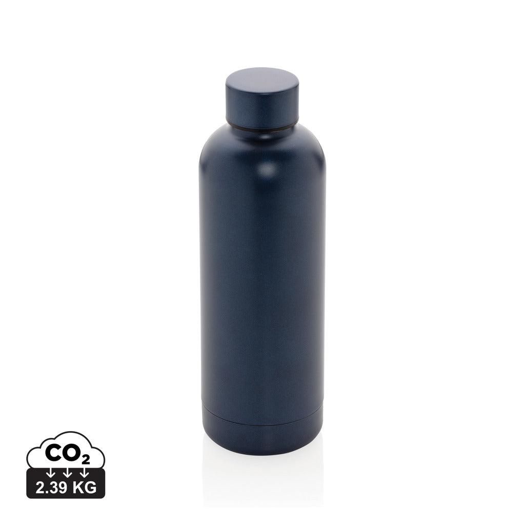 Impact Vakuumflasche aus RCS recyceltem Stainless-Steel – blau