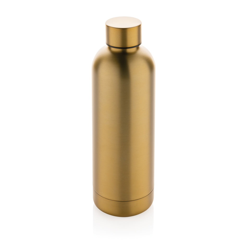 Impact Vakuumflasche aus RCS recyceltem Stainless-Steel – gold