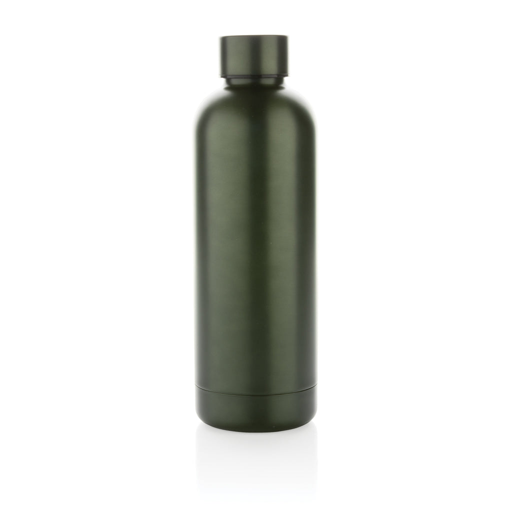 Impact Vakuumflasche aus RCS recyceltem Stainless-Steel – grün