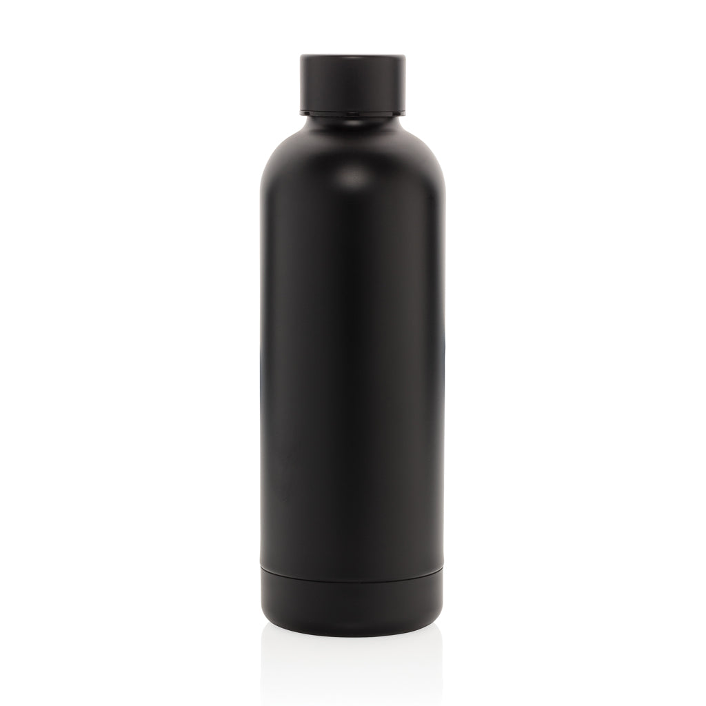 Impact Vakuumflasche aus RCS recyceltem Stainless-Steel – schwarz